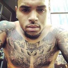 Dont forget to rate and comment this tatto!! 23 Chris Brown S Chest Tattoo Ideas In 2021 Chris Brown Chris Brown Chest Tattoo Chris Brown Tattoo