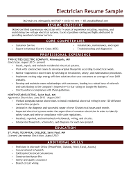 The best collection of free simple resume and cv template word format with a4 and letter paper size. Electrician Resume Sample Expert Writing Tips Resume Genius