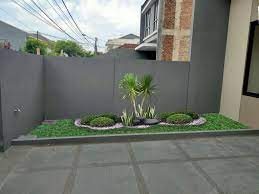 Inspirasi desain taman minimalis di lahan sempit. Contoh Taman Minimalis Depan Rumah Mandakagarden Y