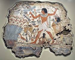Wall Scenes Form The Tomb Of Nebamun And His Wife Hatshepsut In The Briths Museum Egyptian Art Ancient Egyptian Art Egyptian Painting