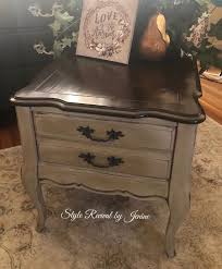 Sold French Provincial End Table Western Furniture Painted Furniture Furniture