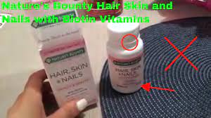 At nature made, we've designed hair, skin and nail supplements like our biotin gummies which may help support healthy hair, skin and nails for those low in biotin. How To Use Nature S Bounty Hair Skin And Nails With Biotin Vitamins Review Youtube