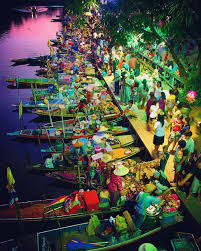 Not only indonesia, thailand also has several floating market spots that are favorite among tourists. A Floating Food Hawker Market In Southern Thailand Probably More Interesting Than The Bangkok Floating Market A Thailand Travel Summer Travel Travel Instagram