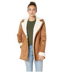 Don't know about you, but we're feeling a real connection here. Jack Bb Dakota Amsterdam Sherpa Bonded Faux Suede Jacket Camel Women S Coat In Natural Lyst