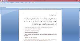 Cara Instal Quran In Word Untuk Semua Microsoft Word Selowtekno