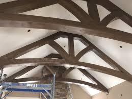 While our beams are available in a number of lengths, the ones that lynne had ordered. Epic Cathedral Ceiling Trusses With A Curve Barron Designs