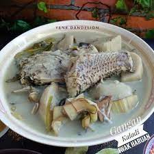 Resep Gangan Keladi Iwak Haruan Sayur Keladi Ikan Gabus Dandelion Oleh Yene Eka Rahman Recipe Resep Dandelion Makanan