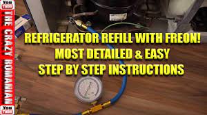 Where to put a saddle valve on a freon compressor? How To Add Freon To Your Refrigerator 134a Youtube