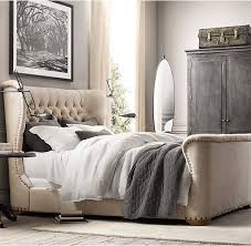 Churchill Fabric Sleigh Bed With Footboard Home Bedroom Home Bedroom Inspirations