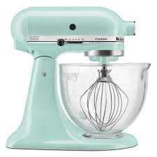Choose from contactless same day delivery, drive up and more. Kitchenaid 5qt Glass Bowl Tilt Head Stand Mixer With Flex Edge Beater Ice Ksm154gbq3 Target