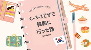 C-3-1ビザで韓国へ行った話 - mochipeanut
