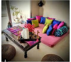 Pin By Nedime Yildirim On Ev Living Room Decor India Floor Seating Living Room Indian Room Decor