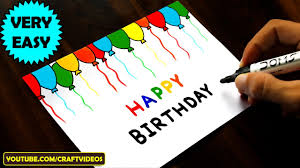 Happy birthday drawing #birthday drawing #birthday drawings #happy birthday card drawing #how to make a happy birthday card. Birthday Card Drawing Easy Youtube