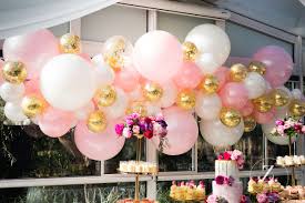A Lavish Christening Oh It S Perfect Baptism Decorations Girl Ballon Decorations Birthday Parties