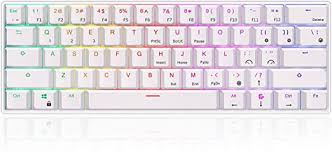 It possesses great lighting features, has absolutely excellent connectivity and can be swapped between devices. Amazon Com Rk61 60 Rgb Mechanical Gaming Keyboard Small Compact 61 Keys Wired Wireless Bluetooth Mini Portable Keyboard Keyboard Portable Keyboard Bluetooth