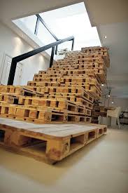 En ocasiones, los desniveles de la parte exterior. 5 Propuestas De Escaleras De Palets I Love Palets