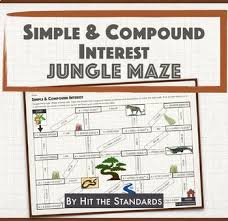 Directions Students Must Solve The Simple And Compound Interest Mathproblems And Summer School Math Activities Maths Activities Middle School Math Methods