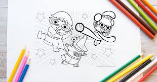 Look no further, we have free printable coloring pages right here. Free Ryan S World Coloring Pages Moms Com