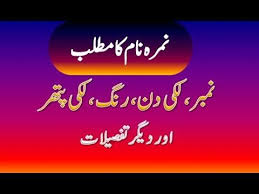 Nimra Name Meaning In Urdu Nimra Naam Ka Matlab نمرہ نام کا مطلب Names With Meaning Meant To Be Names