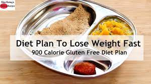 Diet Plan To Lose Weight Fast - 900 Calorie - Gluten Free Full Day Meal  Plan For Weight Loss - Youtube