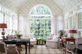 The vaulted ceiling is an arched ceiling. Vaulted Ceiling Window Treatments Houzz