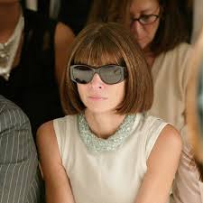 An angled bob is a forward haircut that's shorter in the back and gradually transitions to a longer length in the front, giving it an. The Story Behind Anna Wintour S Bob Haircut The Fashiongton Post