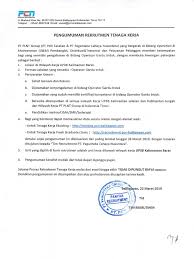 Mengenai posisi dan syarat info lowongan kerja pt gudang garam tbk terbaru (pt gudang pt gudang garam tbk yang didirikan oleh surya wonowidjojo ini merupakan salah satu produsen. 2 Pengumuman Penerimaan Tk Operator Gardu Induk Lokasi Up3b Kalbar