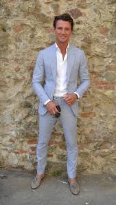Via The Style Of A Guy Wedding Suits Men Blue Summer Wedding Suits Mens Outfits
