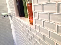 White 1x2 Mini Glass Subway Tile White Subway Tile Shower Subway Tile Showers Shower Tile