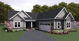 The façade of homes of this type is generally more opulent because the garage is. L Shaped House Plans With Side Garage Novocom Top