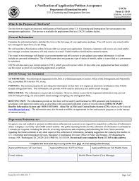Uscis oversees immigration to the united. Form G 1145 E Notification Of Application Petition Acceptance