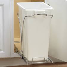The humble trash can doesn't get nearly as much attention as it deserves. Sliding Cabinet Trash Can 36 Quart In Cabinet Trash Cans