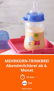Mehrkorn Trinkbrei Rezept Babynahrung Babybrei Rezepte Mehrkorn