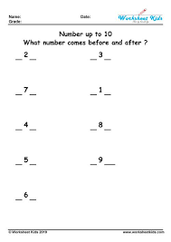 All patterns are based on simple addition or subtraction. What Number Comes Before And After 1 To 20 100 500 1000