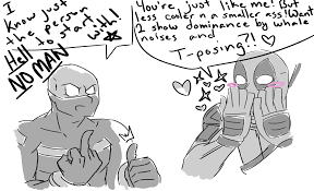 My hero academia twice deadpool. Tumblrrequest Twice Deadpool Meeting By Milkytcake On Deviantart