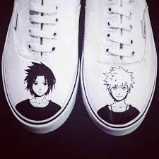 Sasuke Naruto Naruto Sasuke Uchiha Uzumaki Custompaintedshoes Custompainted Kisiyeozel Anime Mang Naruto Shoes Custom Shoes Diy Custom Painted Shoes
