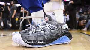Did we land on the moon? Stephen Curry S Custom Moon Landing Shoes Help Raise 58 100 To Bring Stem Initiatives To San Francisco Bay Area Schools
