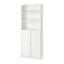 Billy Oxberg Bookcase With Doors Black Brown 31 1 2x11 3 4x79 1 2 Ikea Bookcase With Glass Doors Ikea Billy Ikea Billy Bookcase