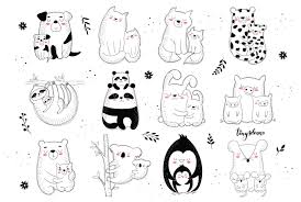 Download Mothers Day Svg Mother S Day Clipart Animal Mothers Bear Etsy Mothers Day Drawings Doodle Mom Clip Art