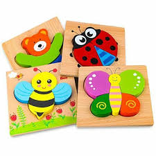 10+ fun farm animal puzzles to choose between. Afufu Wooden Jigsaw Puzzles For Toddlers 1 2 3 Years Old Boys Farm Animals For Sale Online Ebay