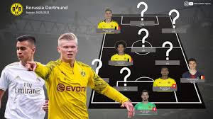 Borussia dortmund football club was founded as a professional german football club by seventeen football players based in dortmund, in 1909. Borussia Dortmund Potential Line Up Next Season 2020 2021 Ft Reinier Erling Haaland Emre Can Youtube