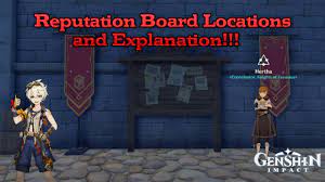 Genshin impact is finally out after almost a year of beta releases and it seems to be taking the world genshin impact offers a unique rpg gameplay that looks a lot like mmo rpgs but in fact, allows you. Reputation Boards Bounties Requests And More Version 1 1 Genshin Impact Youtube