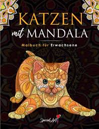So viel spaß mandalas zum ausmalen und ausdrucken tiere kinderspiele computer 4 jahre. Katzen Mit Mandala Malbuch Fur Erwachsene Mehr Als 50 Susse Liebevolle Und Schone Katzen Anti Stress Malbucher Mit Entspannenden Designs Geschenkidee Grossformat Amazon De Art Special Bucher