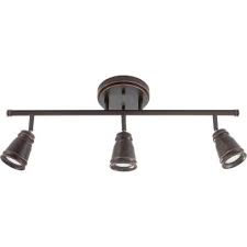 Lightolier lytespan® led track lighting fixture in white color is made of die cast aluminum with powder coated finish for durability. Lithonia Lighting Pepper Mill 3 Light Oil Rubbed Bronze Track Lighting Fixture With Led Bulbs Ltfpmill Mr16gu10 Led 27k 3h Orb M4 The Home Depot Track Lighting Fixtures Led Track Lighting Track
