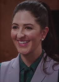 Darcy Carden Pink Dress The Good Place