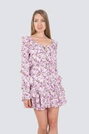 Rent Maison Talula Long Sleeve Floral Mini In Dubai