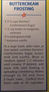 Domino Sugar Buttercream Frosting Buttercream Frosting Recipe Dominos Sugar Cookie Recipe Butter Cream