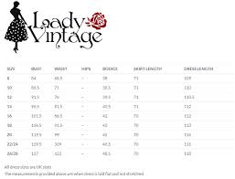 Size Guide Get The Perfect Fit In Your Vintage Dresses