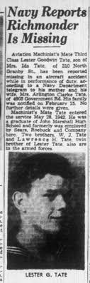 AMM3 Lester Goodwin Tate (1921-1944)