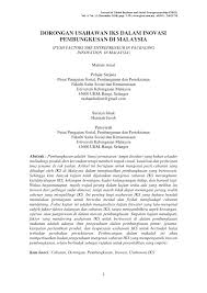Pdf Dorongan Usahawan Iks Dalam Inovasi Pembungkusan Di Malaysia Push Factors Sme Entrepreneur In Packaging Innovation In Malaysia